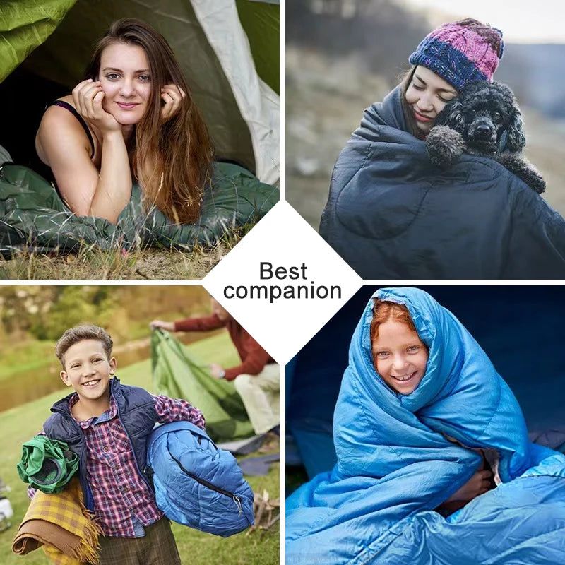 4-Season Lightweight Camping Sleeping Bag 