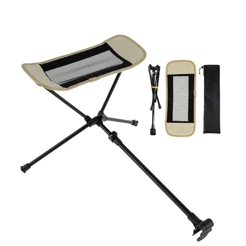 Aluminum Folding Chair with Footrest 