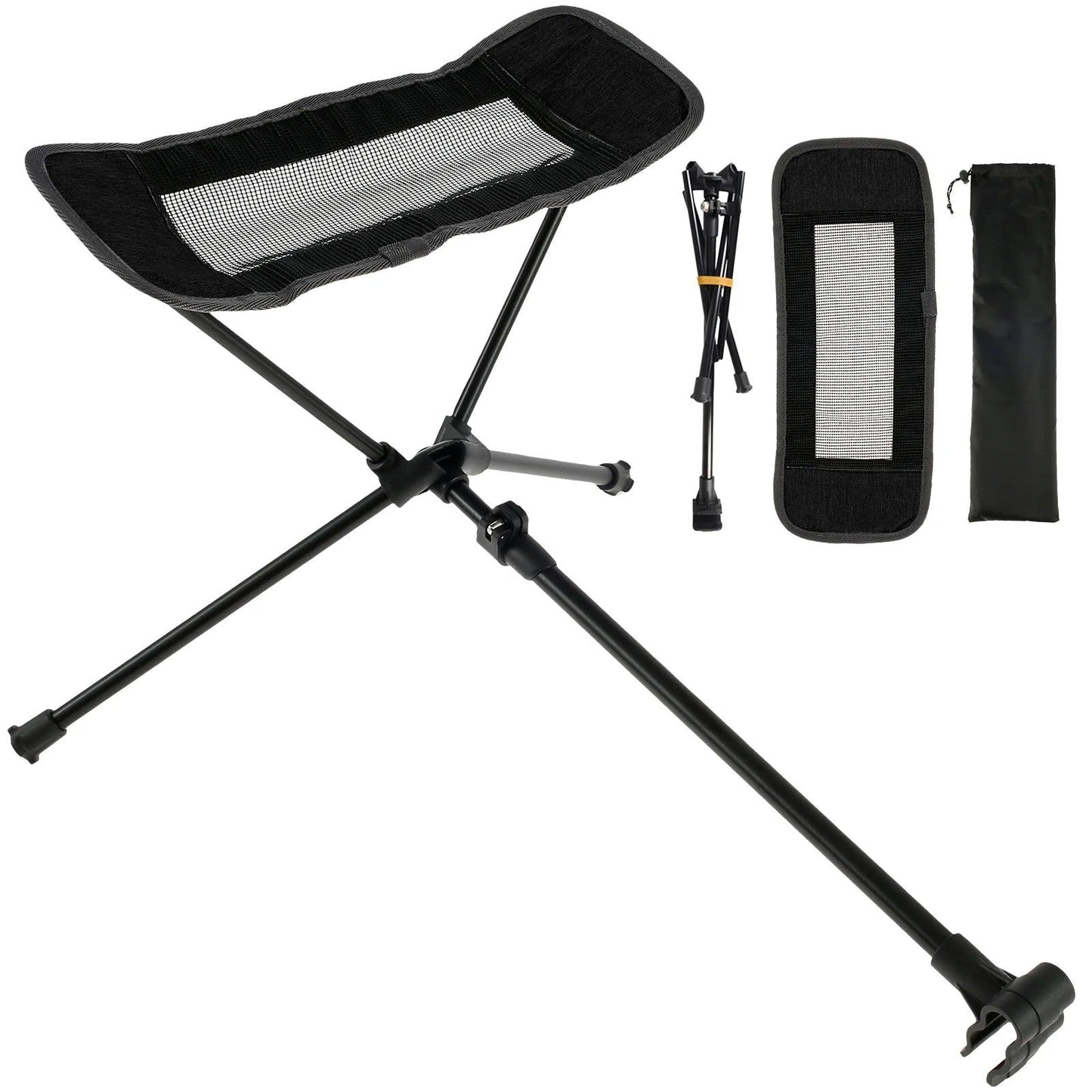 Aluminum Folding Chair with Footrest 