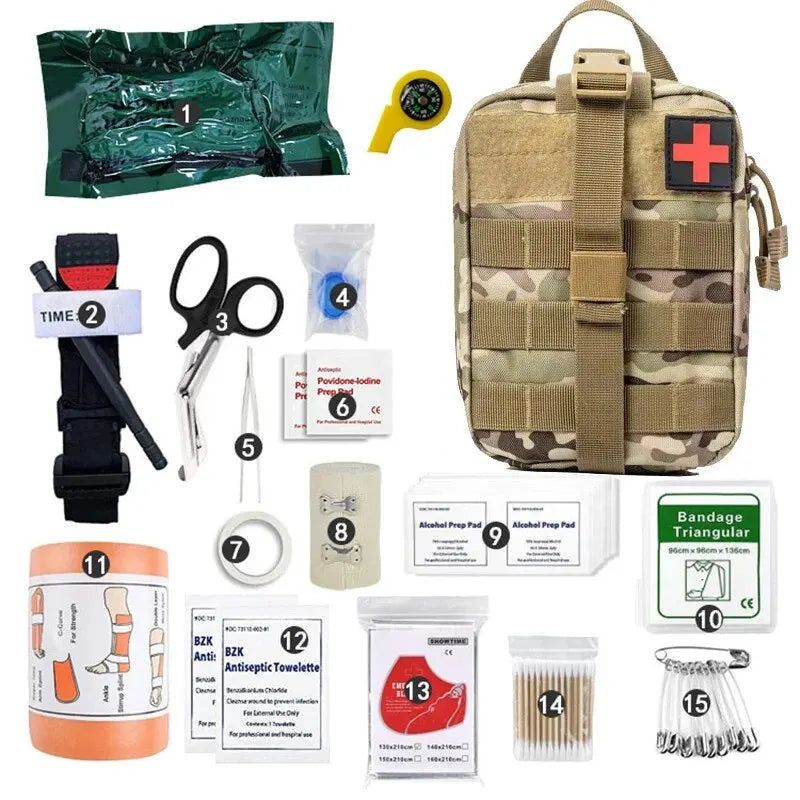 Multifunctional Outdoor Camping Survival Tool Kit 