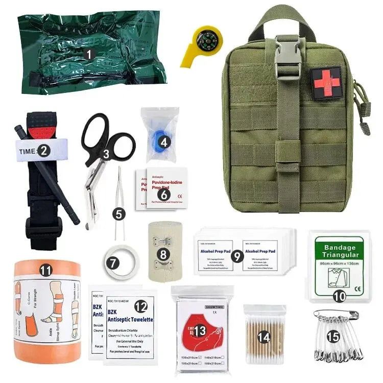 Multifunctional Outdoor Camping Survival Tool Kit 