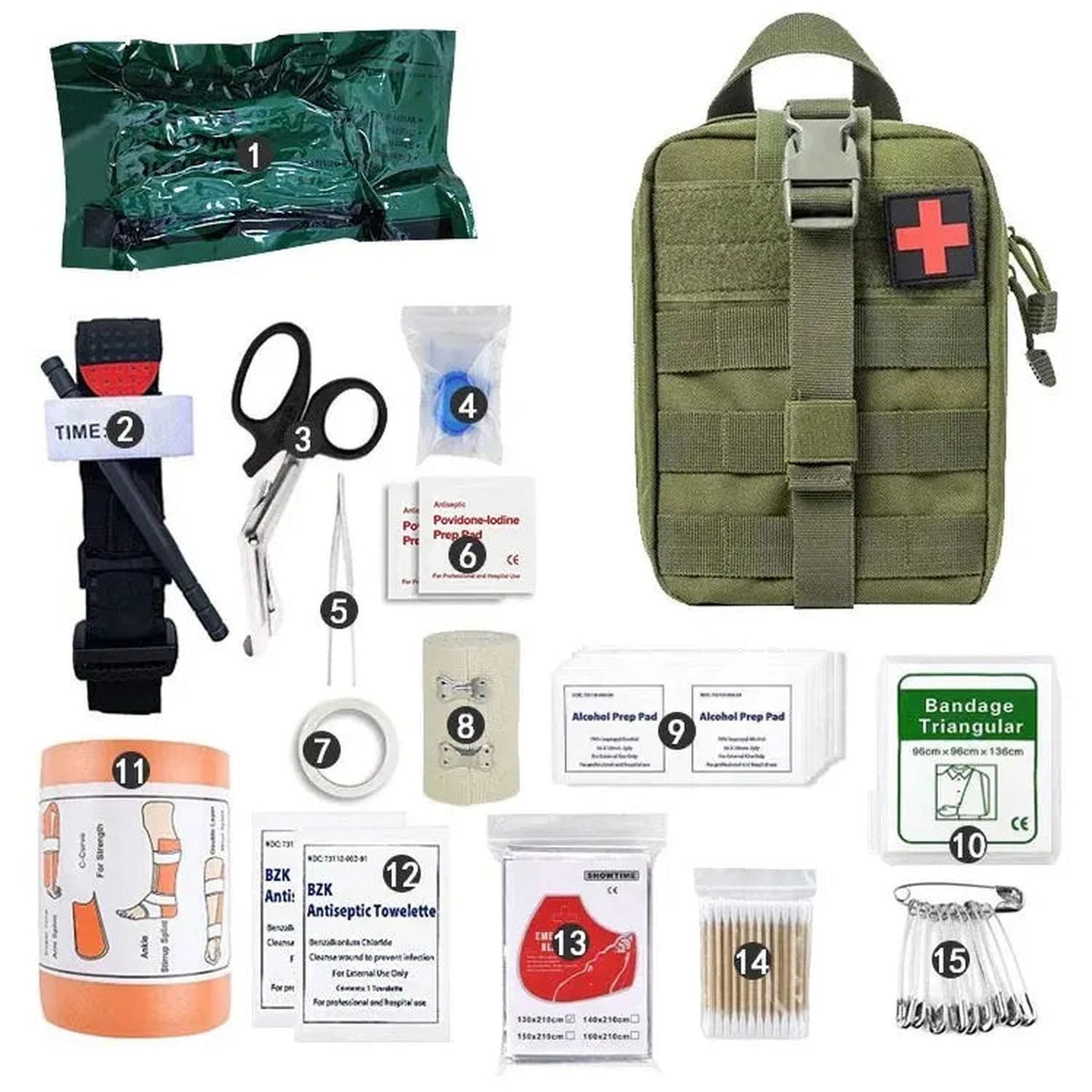 Multifunctional Outdoor Camping Survival Tool Kit 