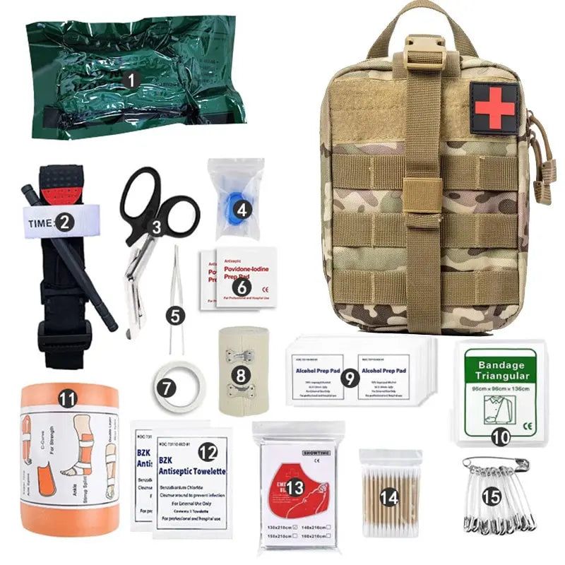 Multifunctional Outdoor Camping Survival Tool Kit 