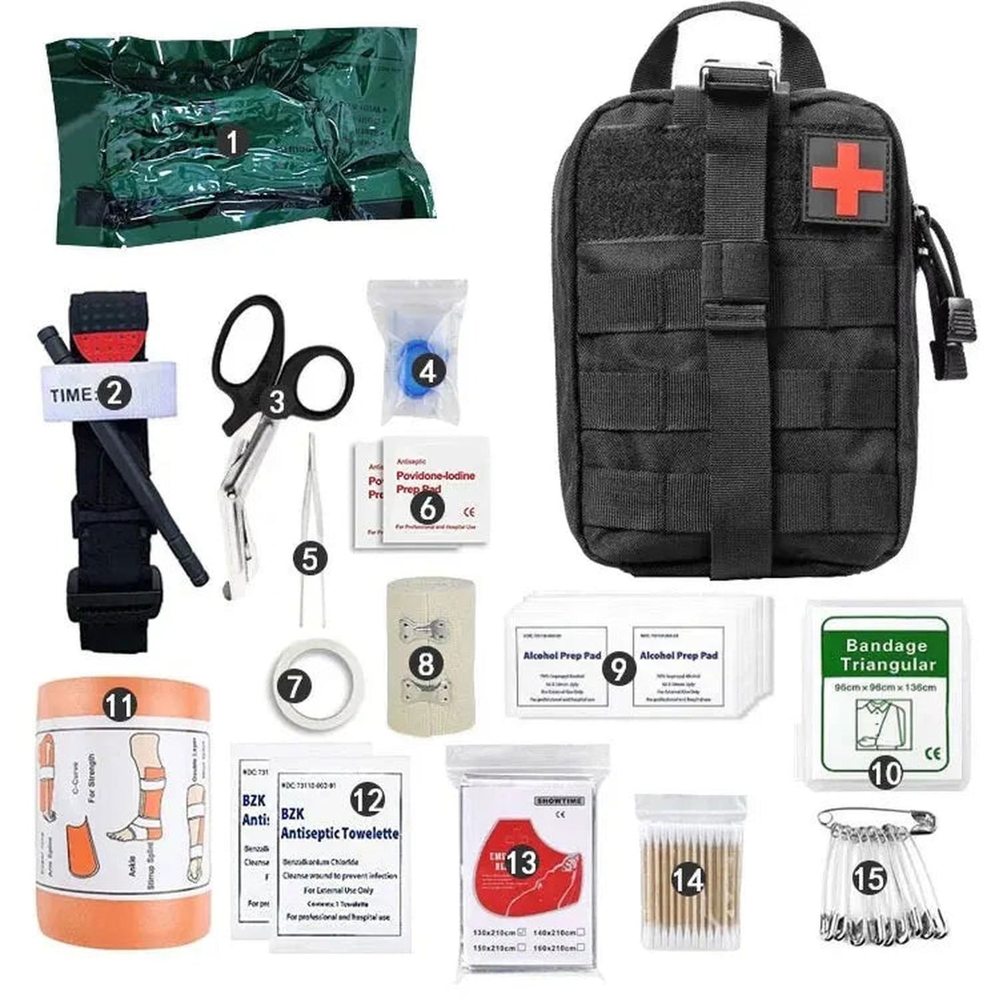 Multifunctional Outdoor Camping Survival Tool Kit 