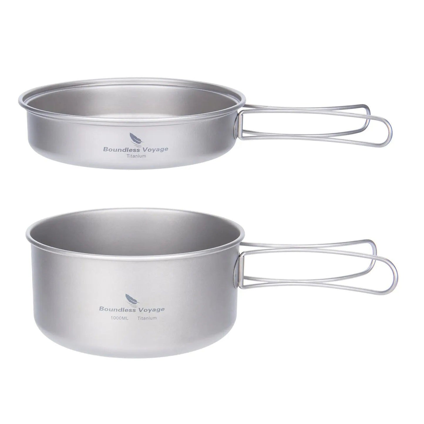 Titanium Camping Cookware Set 