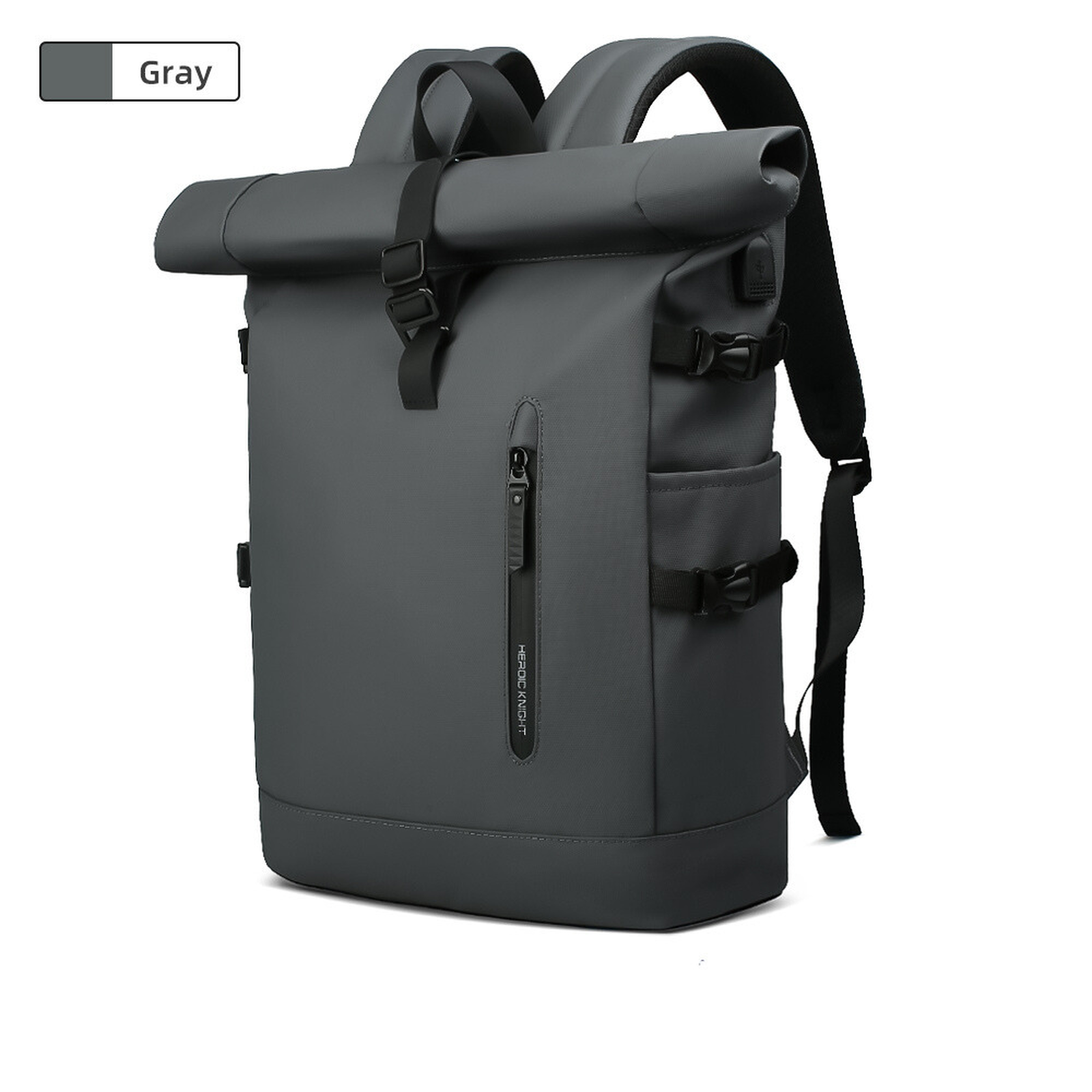 Waterproof Rollup Backpack with USB Charging 